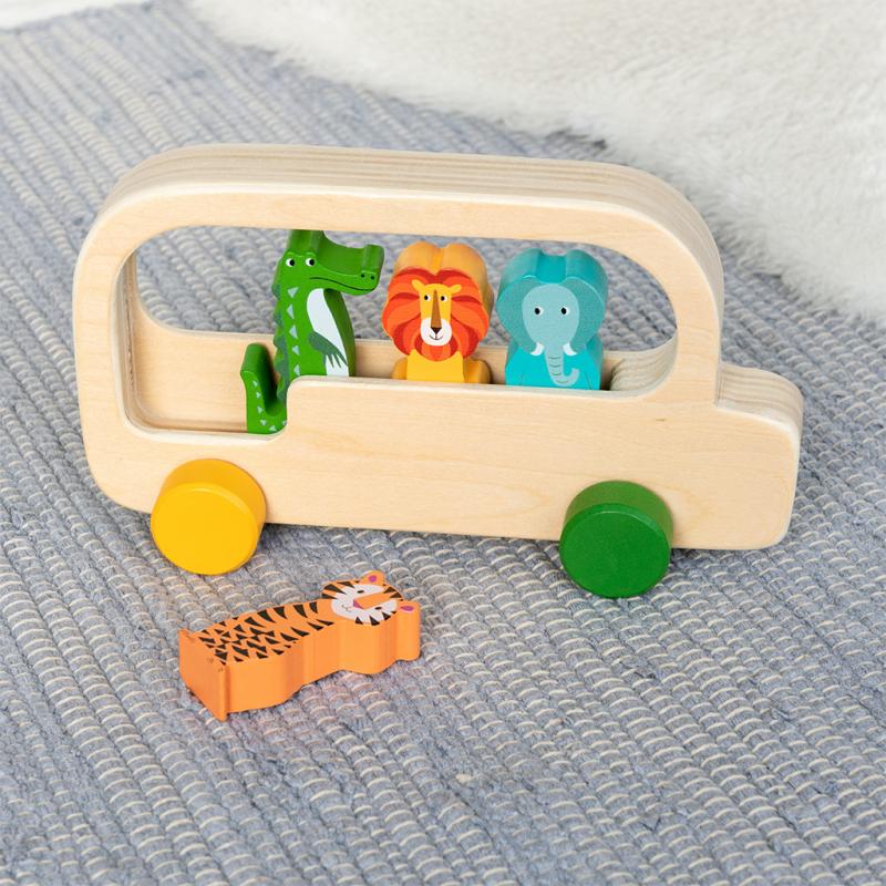 Wooden Bus Toy