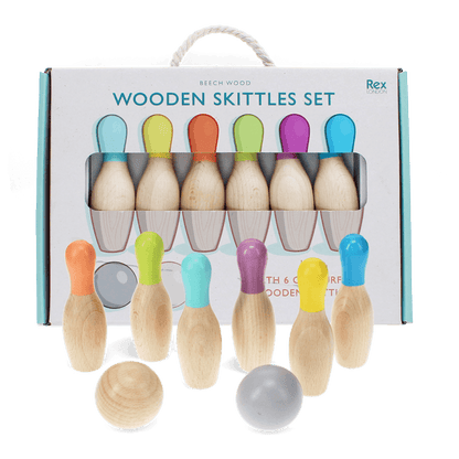 Wooden Skittles Set