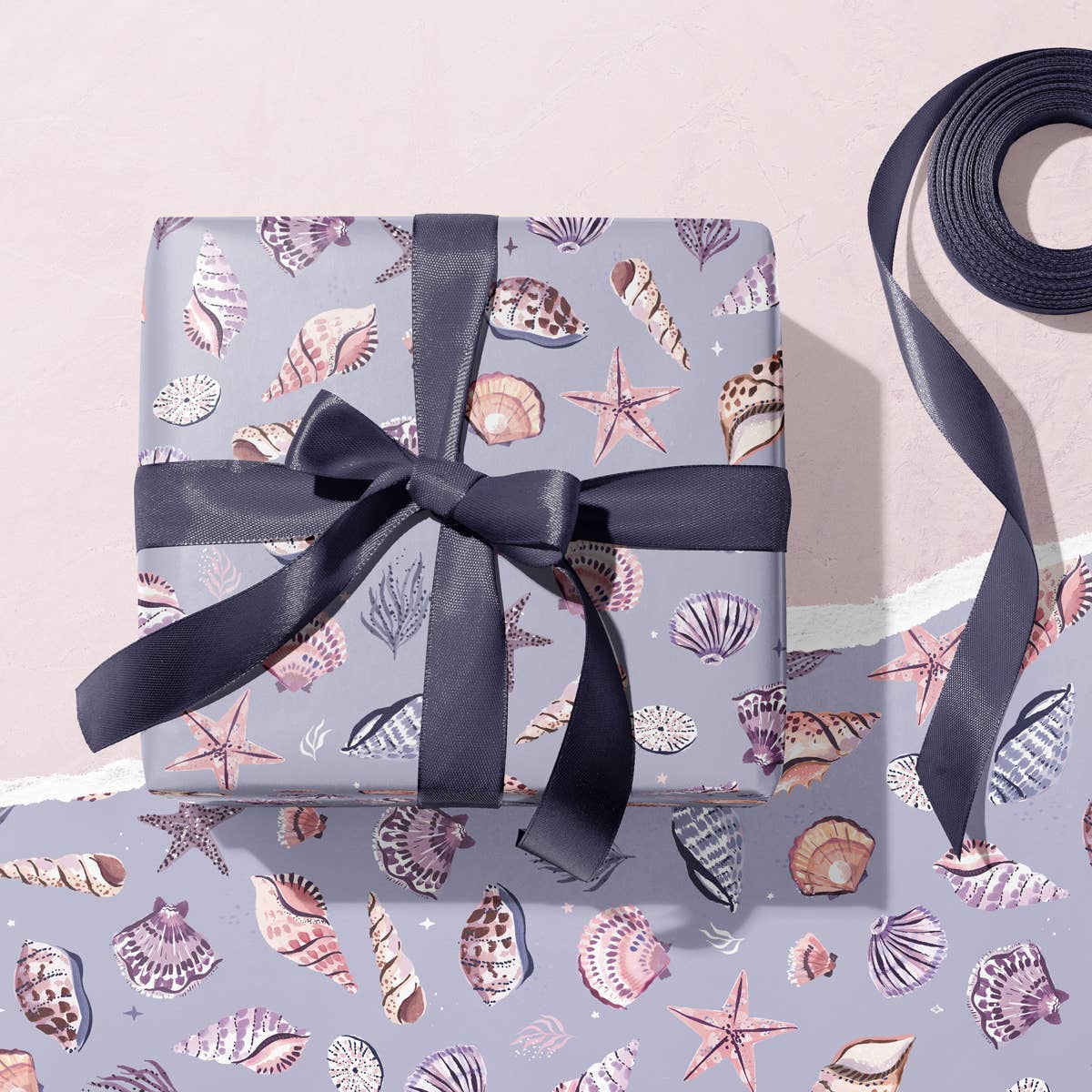 Shells Gift Wrap | Wrapping Paper | Gift Wrap Sheet | Zodiac