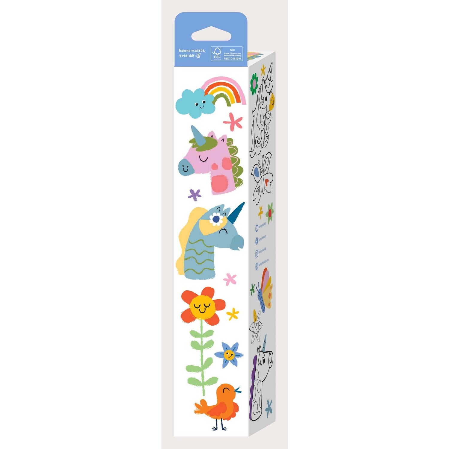 Haku Yoka Colouring Roll Kit Fantasy Unicorn