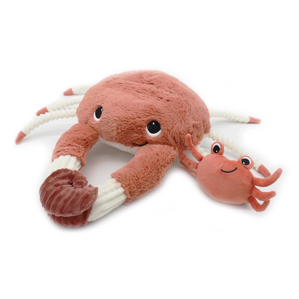 Colin The Crab Mum &amp; Baby Terracotta - Plush Toy