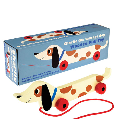 Charlie Sausage Dog Pull Toy