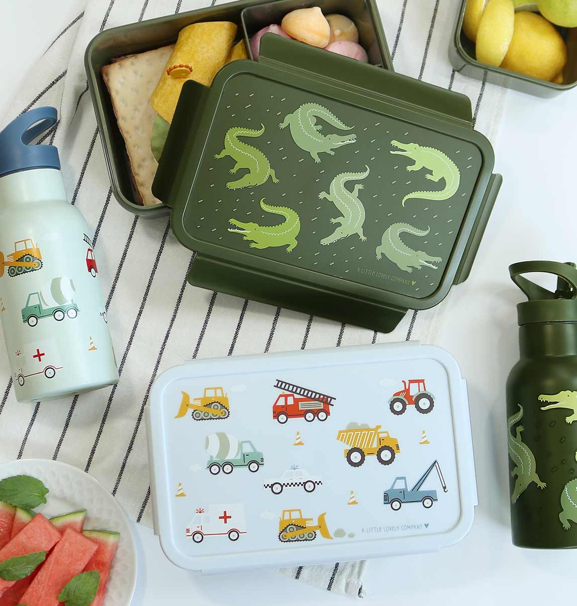 Bento lunch box: Crocodiles, Alligators