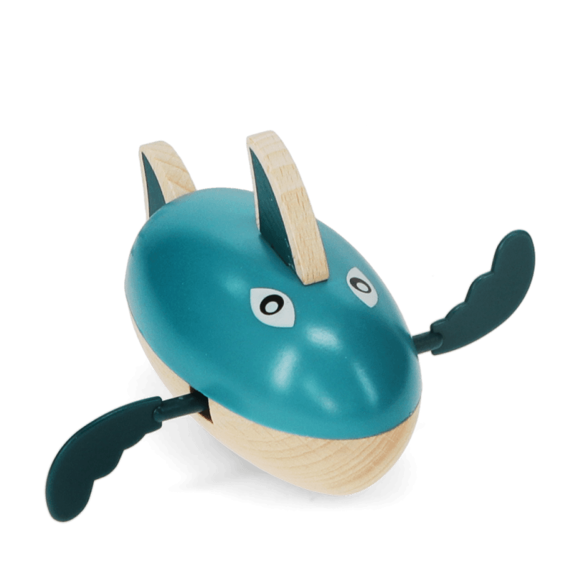 Wooden Wind Up Bath Toy Shark