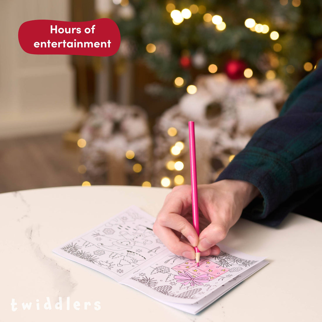 Mini Christmas Colouring Books for Kids, A6 Size