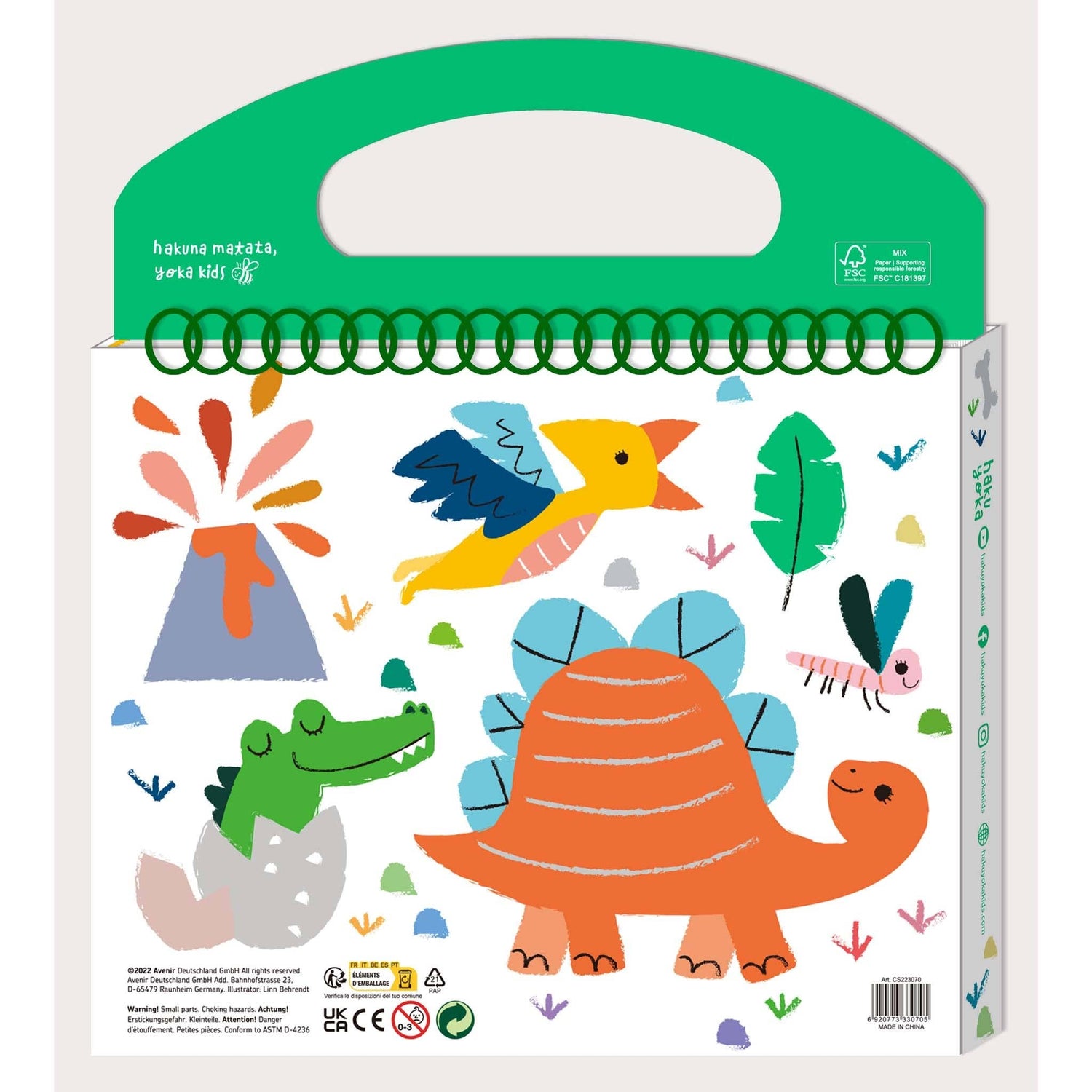 Haku Yoka My First Colouring Kit Dino Friends