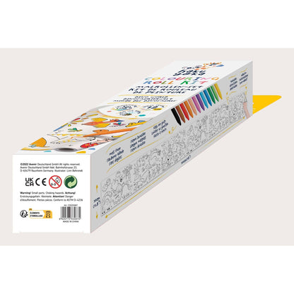 Haku Yoka Colouring Roll Kit Dino World