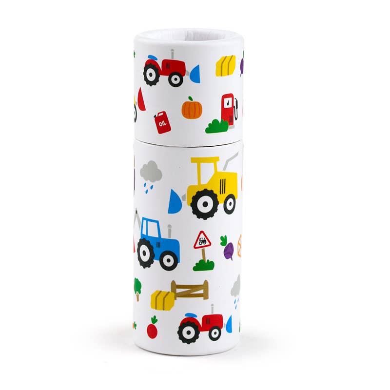 Little Tractors Pencil Pot with 12 Colouring Pencils