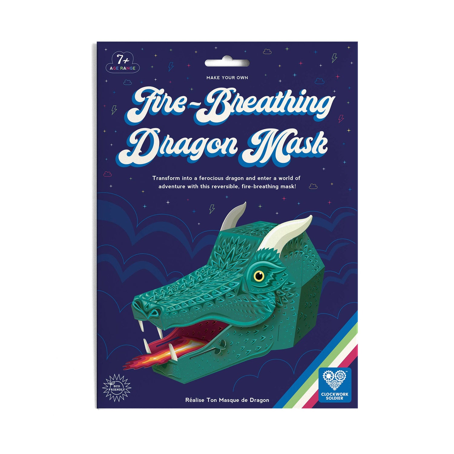 Make Your Own Fire-Breathing Dragon Mask