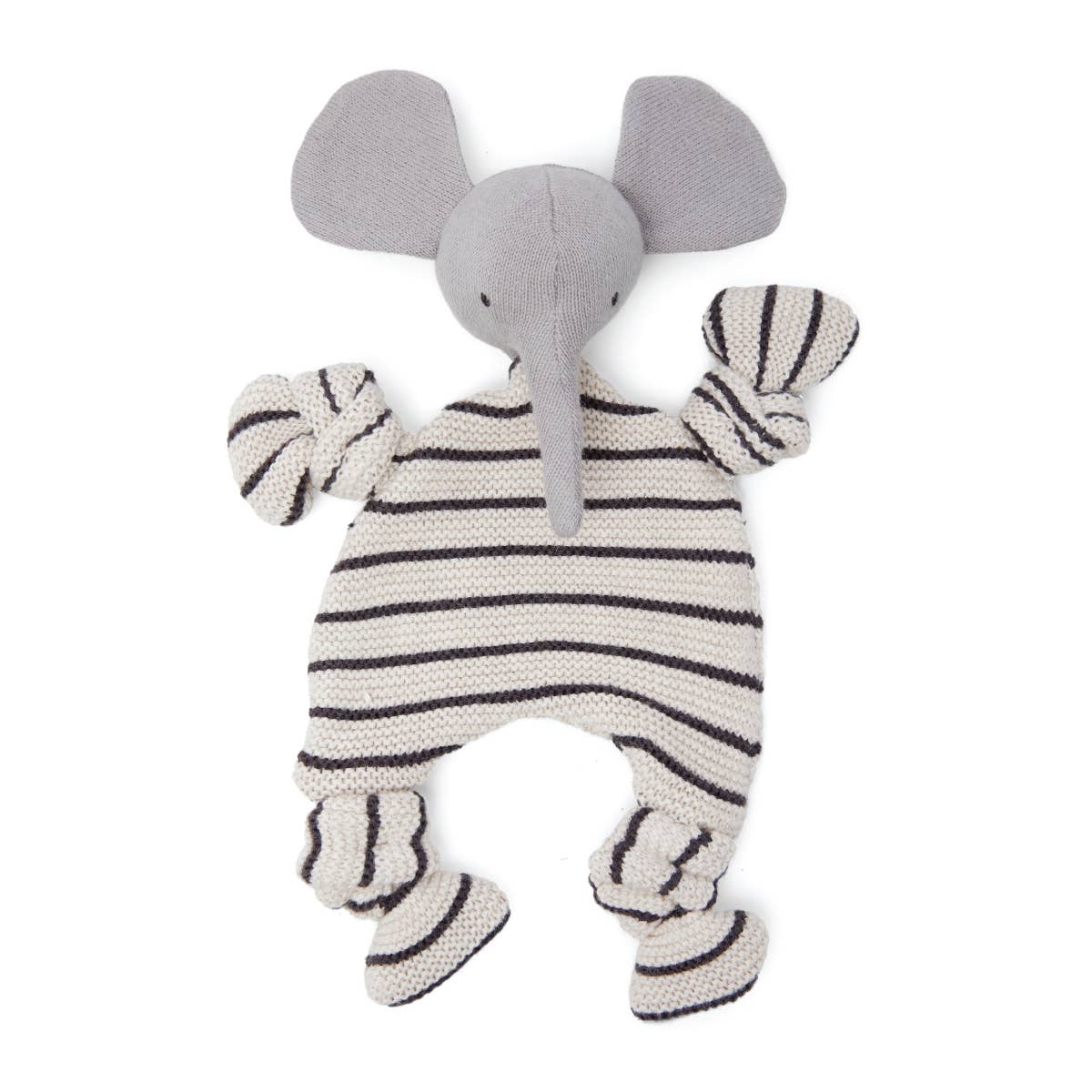 Cotton Knit Baby Comforter Cuddle Cloth - Elephant