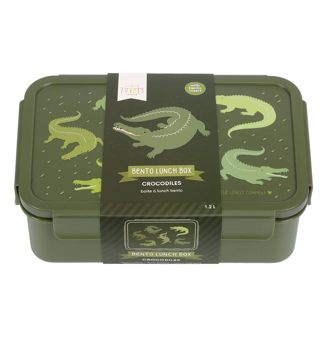 Bento lunch box: Crocodiles, Alligators