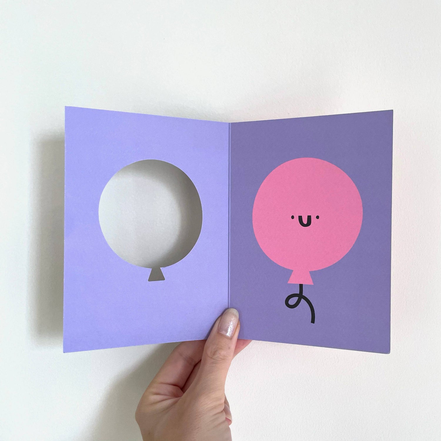 Birthday Balloon Die Cut Card - Fun - Happy - Cute - YAY