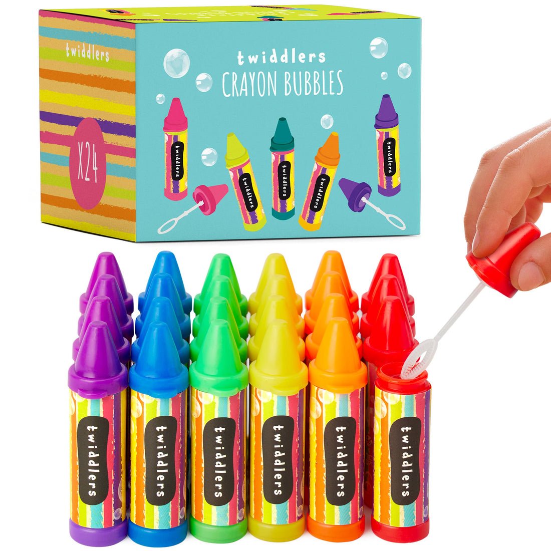 Bubble Wands, Crayon Shaped