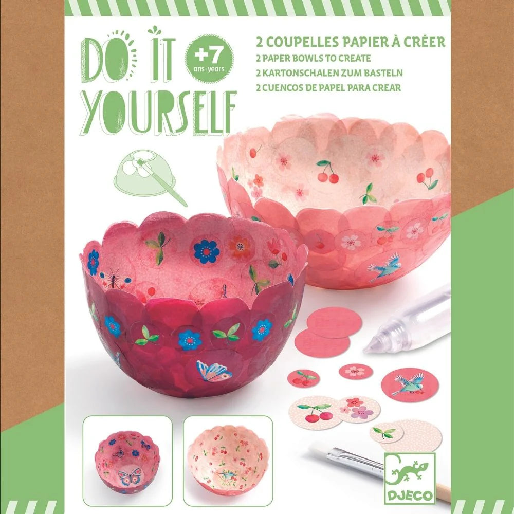 Djeco Do It Yourself - 2 Paper Bowls To Create In The Air