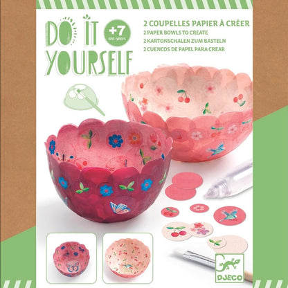 Djeco Do It Yourself - 2 Paper Bowls To Create In The Air