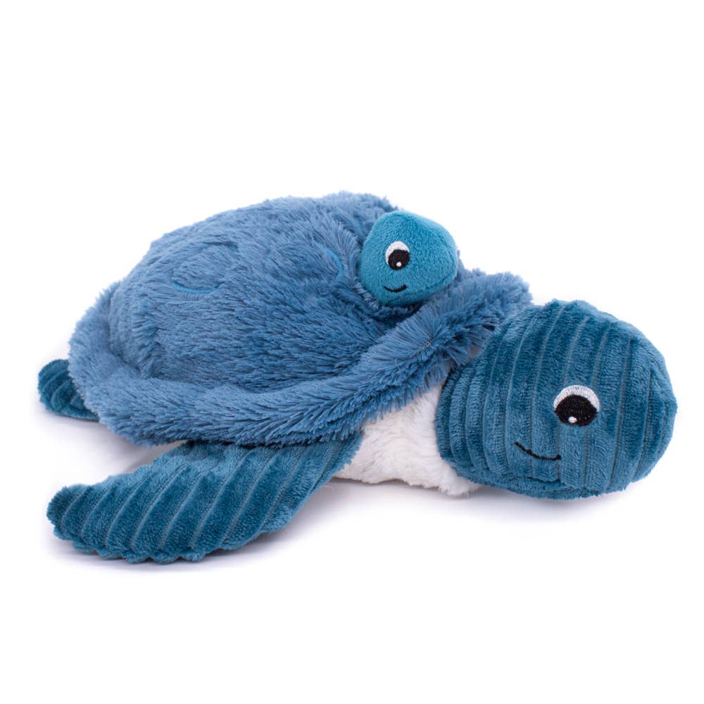 Tilly The Turtle Mum &amp; Baby Blue  - Plush Toy