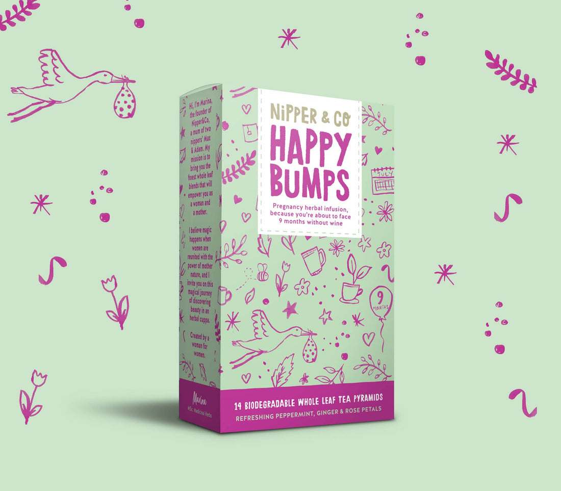Herbal tea for pregnancy, Happy Bumps, pregnancy gift
