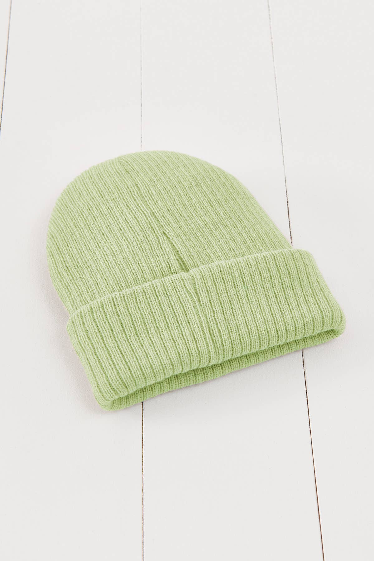 Glacial Green Beanie: Green