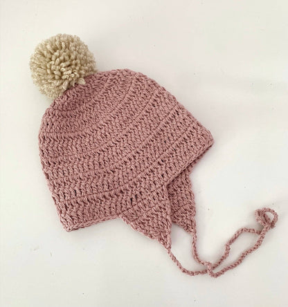 Acorn bonnet: Olive / Oatmeal