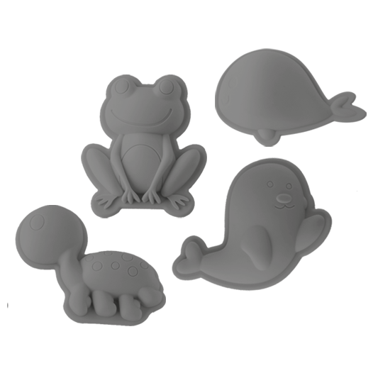 Scrunch Sand Moulds Frog Set: Spearmint