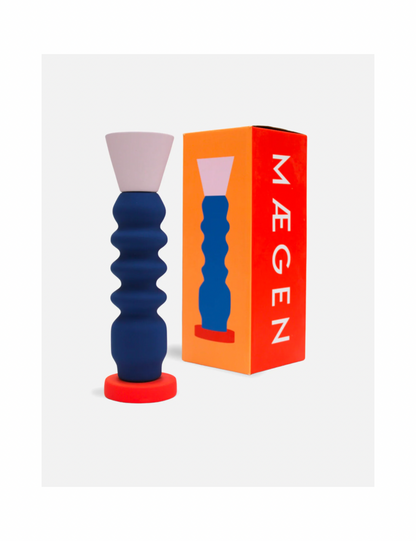 MÆGEN Stacks Candle (Tall 24cm) - Cobalt Blue