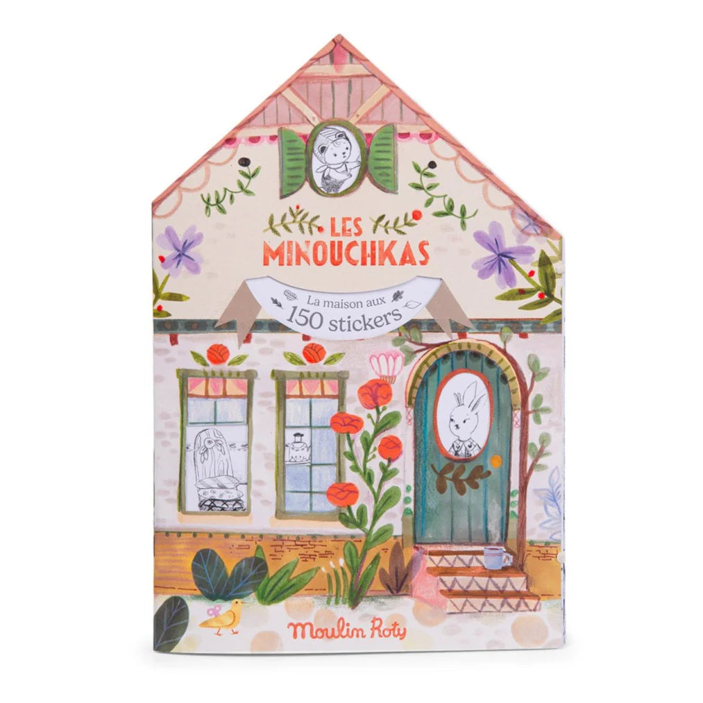 Moulin Roty Les Minouchkas colouring and sticker book.