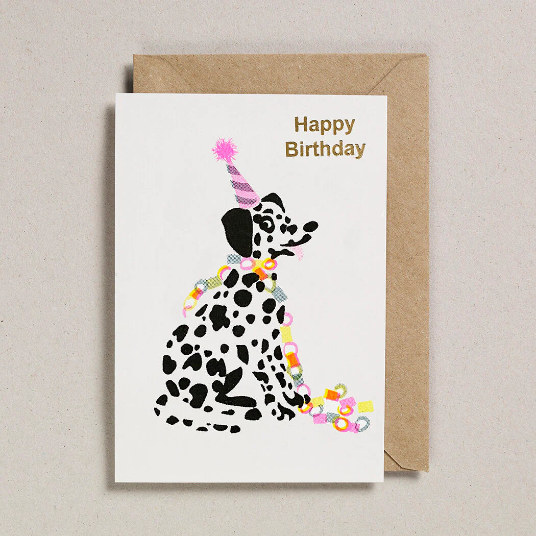 Petra Bose Dalmatian birthday card