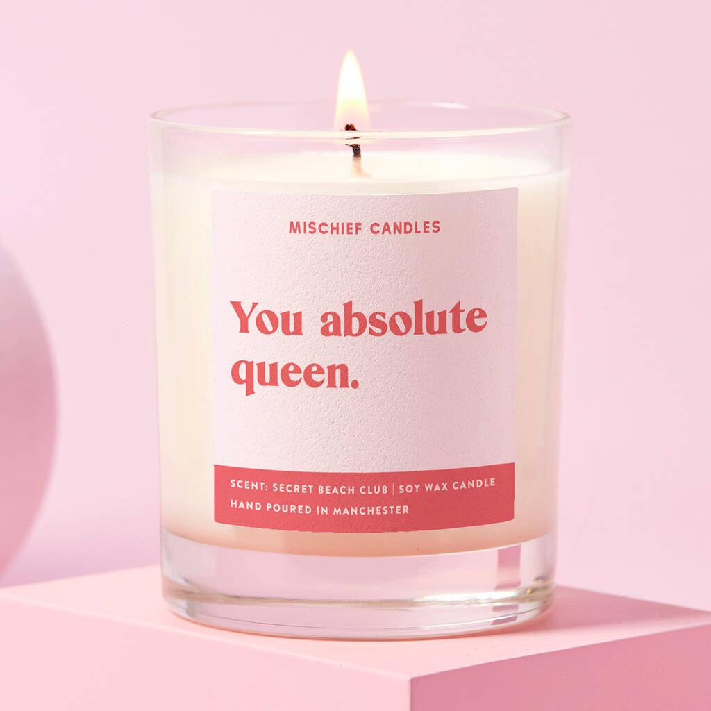 Mischief Candles: ‘You Absolute Queen’