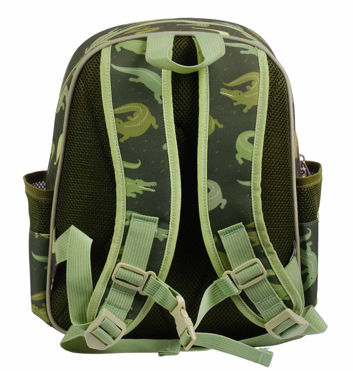 Kids insulated front compartment backpack: Crocodiles