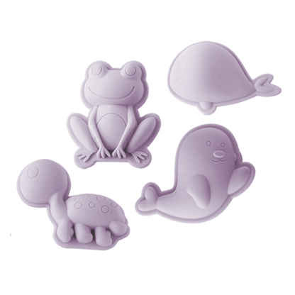 Scrunch Sand Moulds Frog Set: Spearmint