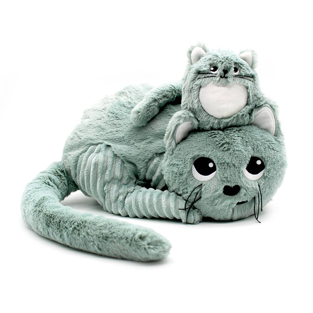 Charlie The Cat Mum &amp; Baby Mint - Plush Toy