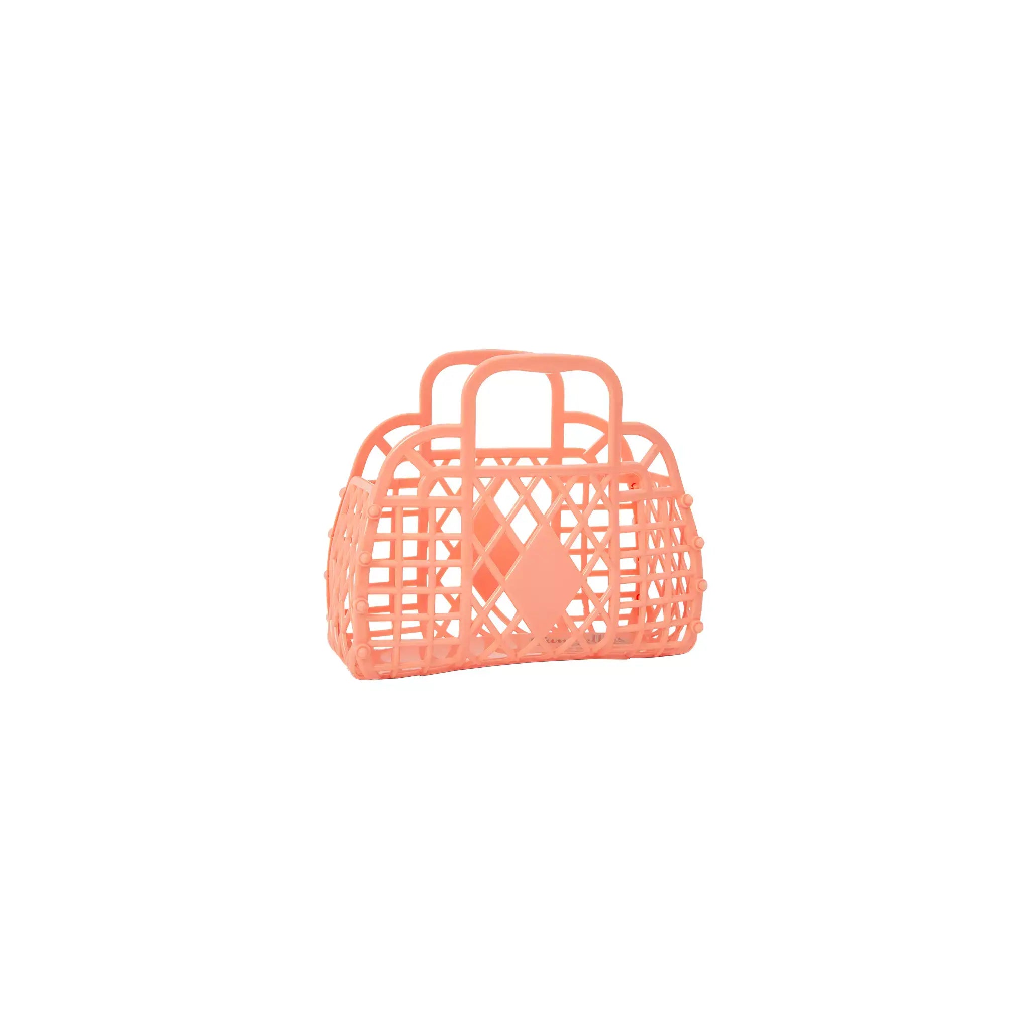 Retro Basket Jelly Bag - Mini: Peach