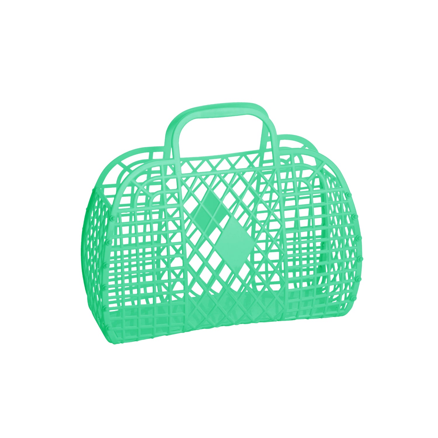Retro Basket Jelly Bag - Small: Green