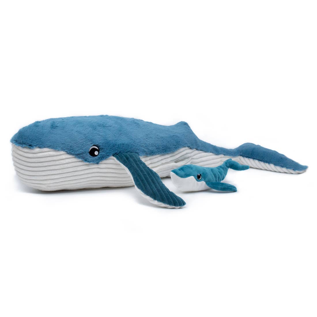 Walter The Whale Mum &amp; Baby Blue - Plush Toy