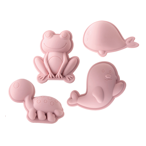 Scrunch Sand Moulds Frog Set: Spearmint