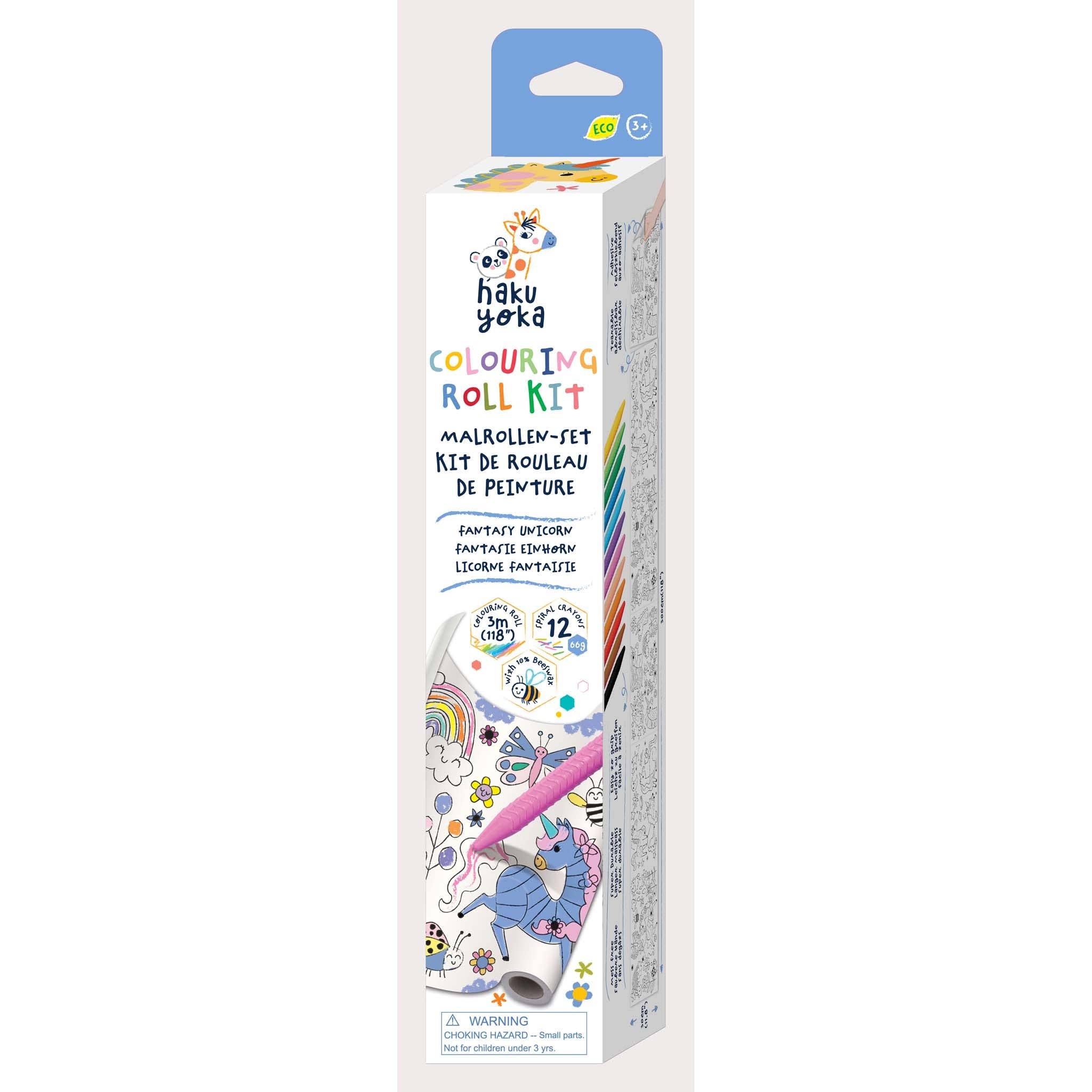 Haku Yoka Colouring Roll Kit Fantasy Unicorn