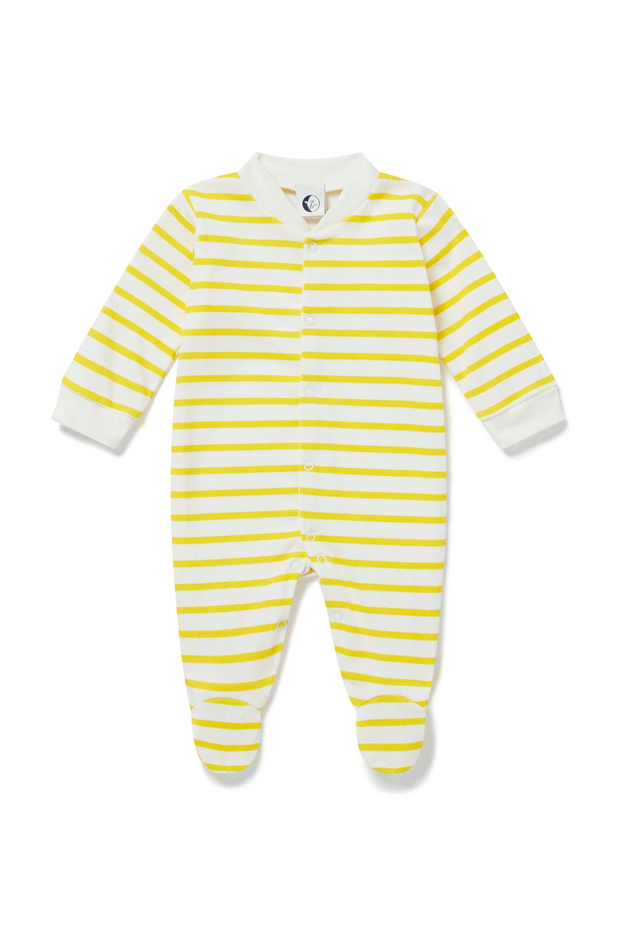 Baby Yellow Breton Sleepsuit