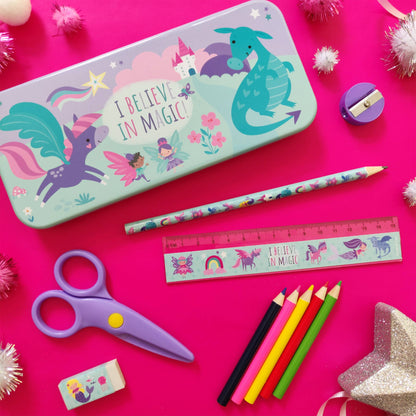 Magical Creatures Stationery Tin Set