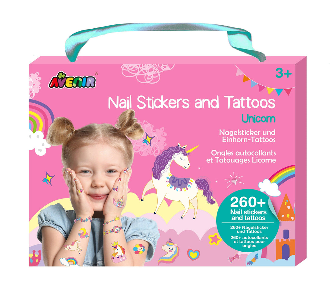 Nail Stickers &amp; Tattoos Unicorn