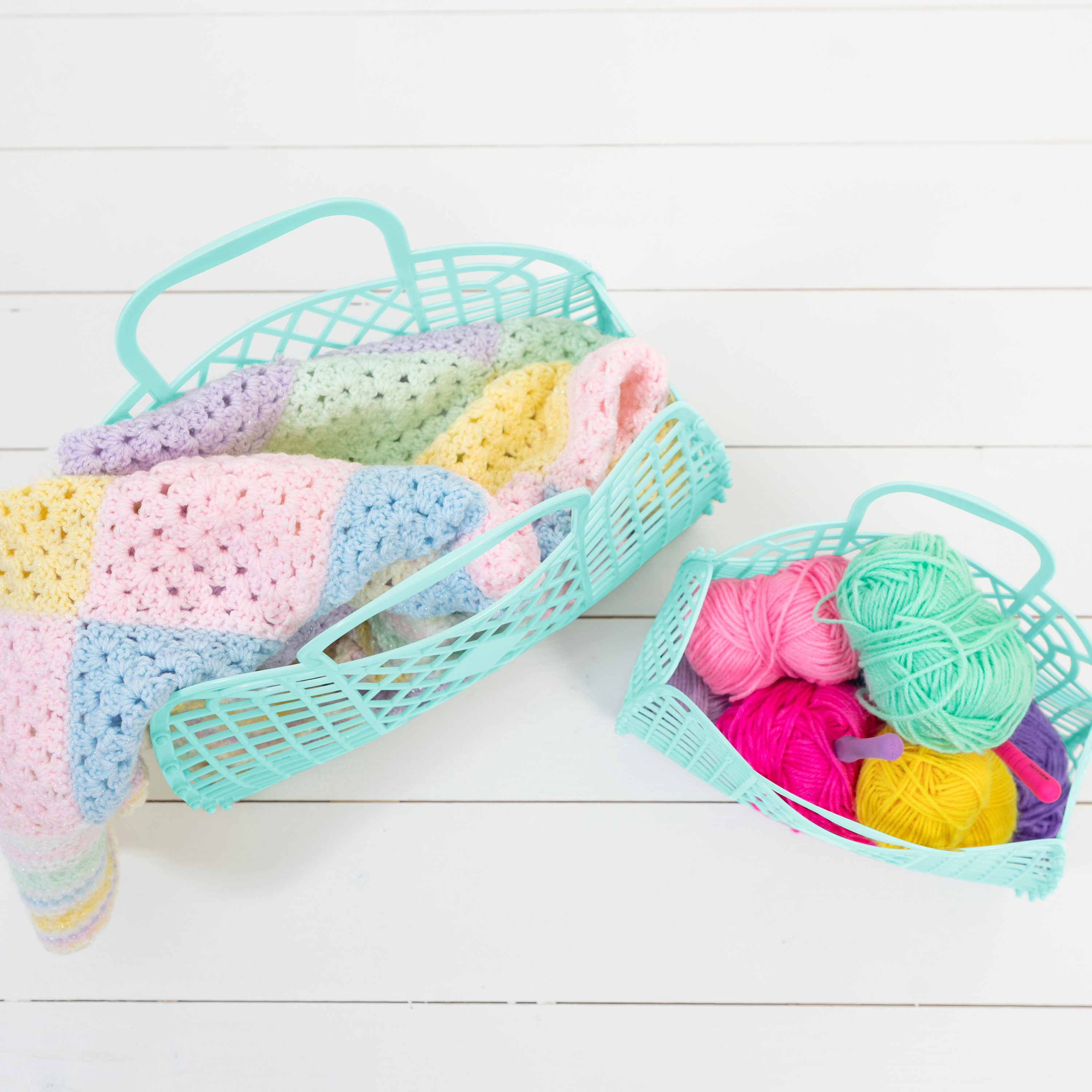 Retro Basket Jelly Bag - Small: Green