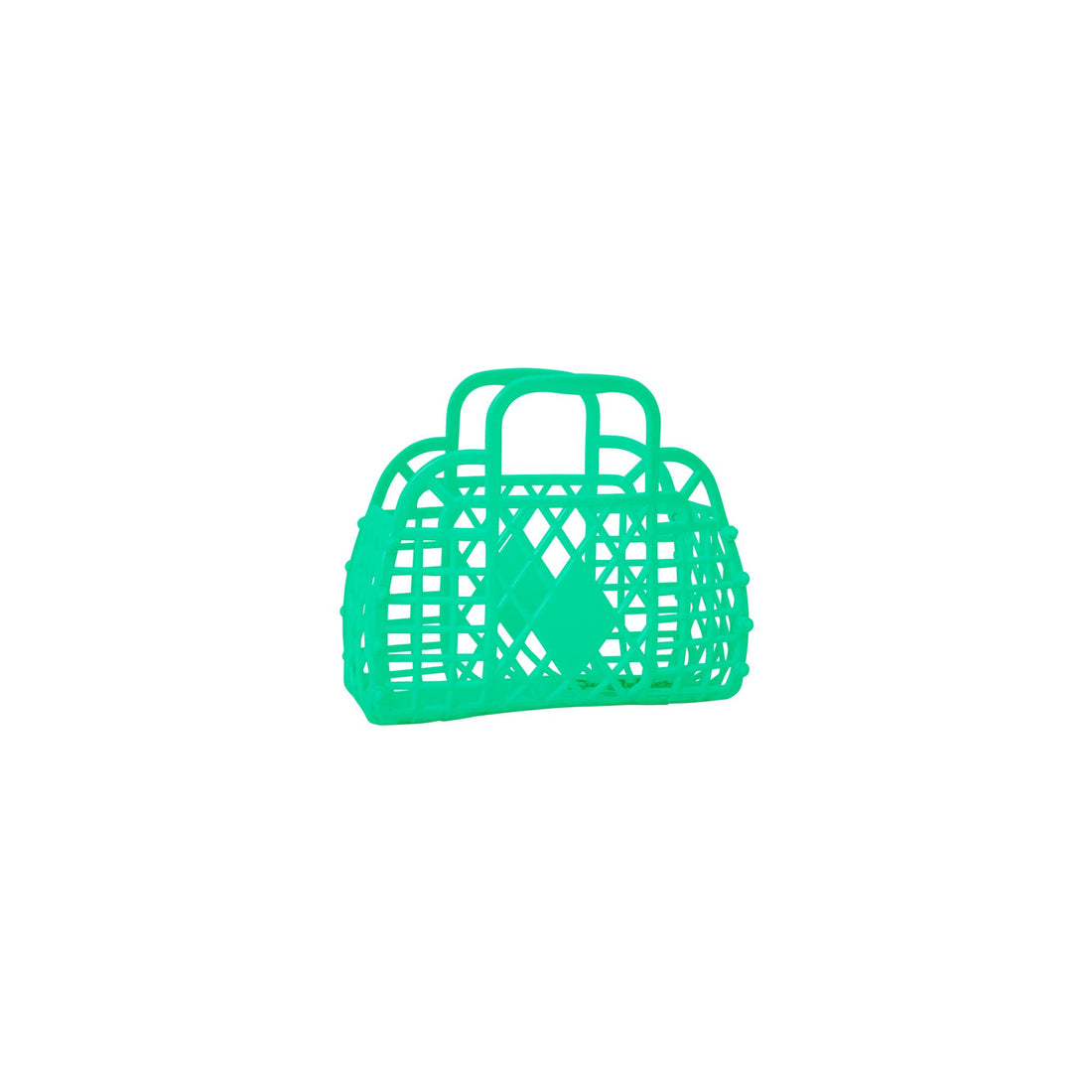 Retro Basket Jelly Bag - Mini: Green