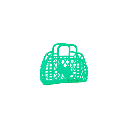 Retro Basket Jelly Bag - Mini: Green