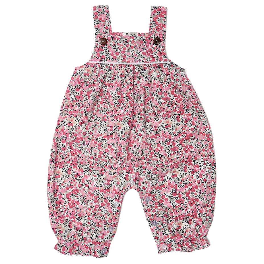 Harriet Dungarees Pink: 12-18Mths