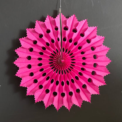 Paper Fan - Pack of 6 - Pink